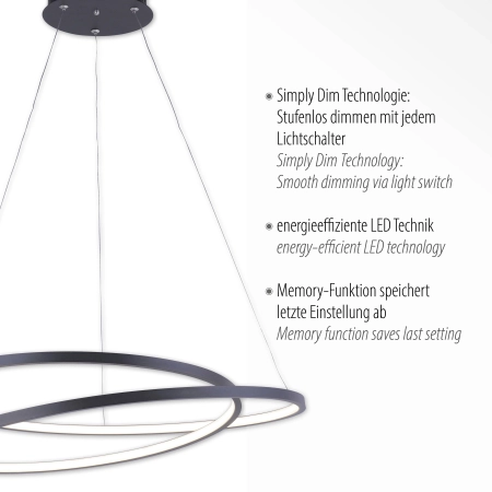 Lampa wisząca ROMAN 2472-18 - Paul Neuhaus