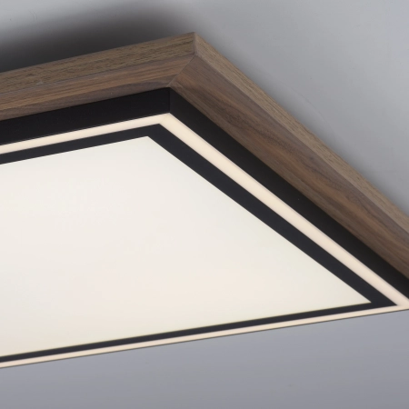 Lampa sufitowa na pilota drewniana PALMA 6141-79 - Paul Neuhaus