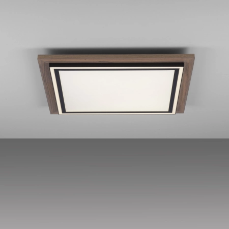 Lampa sufitowa na pilota drewniana PALMA 6141-79 - Paul Neuhaus