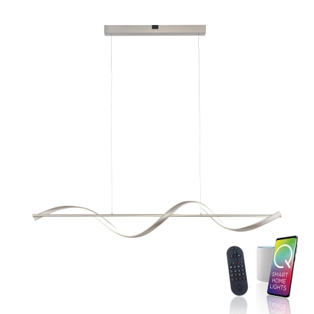 Lampa wisząca na pilota + aplikacja SMART Q-SWING 2385-55 - Paul Neuhaus