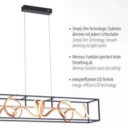 Lampa wisząca SELINA 2416-18 - Paul Neuhaus