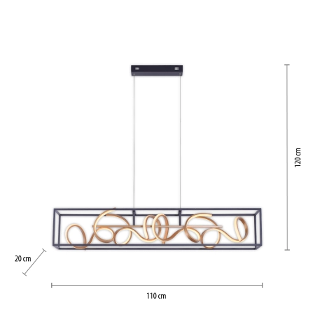 Lampa wisząca SELINA 2416-18 - Paul Neuhaus