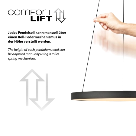 Lampa wisząca HOOP 2851-18 - Paul Neuhaus