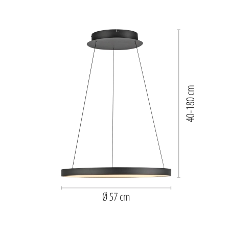 Lampa wisząca HOOP 2851-18 - Paul Neuhaus