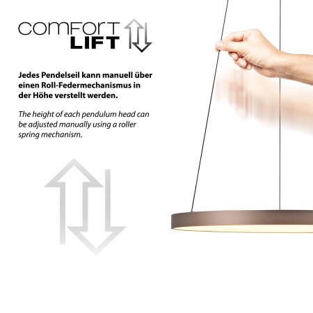 Lampa wisząca HOOP 2851-36 - Paul Neuhaus