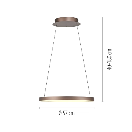 Lampa wisząca HOOP 2851-36 - Paul Neuhaus
