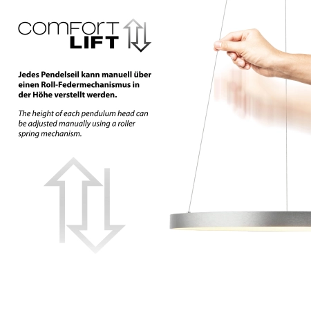 Lampa wisząca HOOP 2851-95 - Paul Neuhaus
