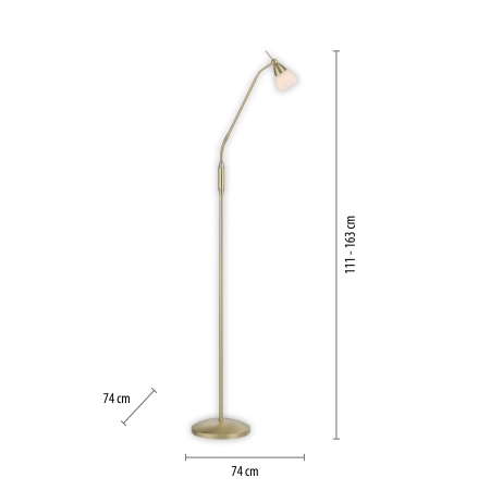 Lampa podłogowa PINO 400-60 - Paul Neuhaus