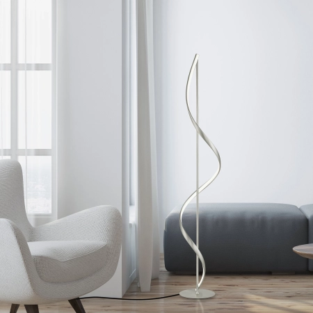 Lampa podłogowa do salonu z pilotem i aplikacją SMART  Q-SWING 438-55 - Paul Neuhaus