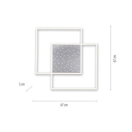 Lampa sufitowa na pilota YUKI 6024-55 - Paul Neuhaus