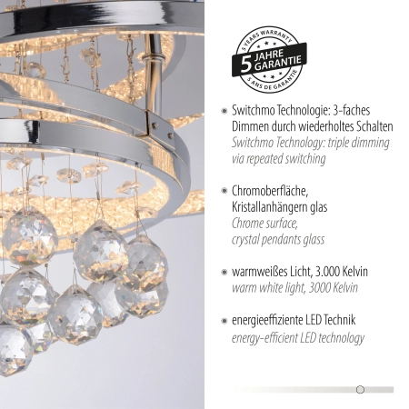 Lampa sufitowa ROTAZO 6267-17 - Paul Neuhaus