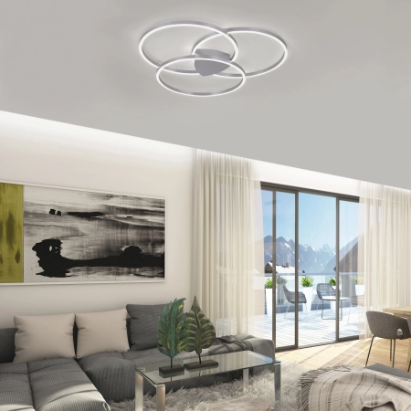 Lampa sufitowa z aplikacją i pilotem Q-KATE 6579-95 - Paul Neuhaus