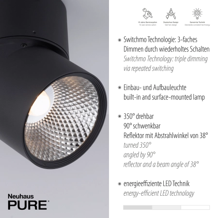Lampa zewnętrzna PURE-NOLA 6451-18 - Paul Neuhaus