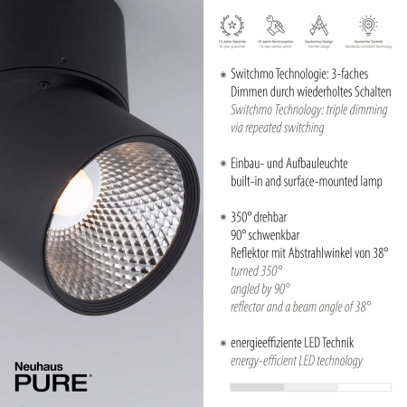 Lampa zewnętrzna PURE-NOLA 6451-18 - Paul Neuhaus