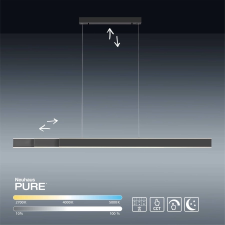 Lampa wisząca PURE-LUME 2738-13 - Paul Neuhaus
