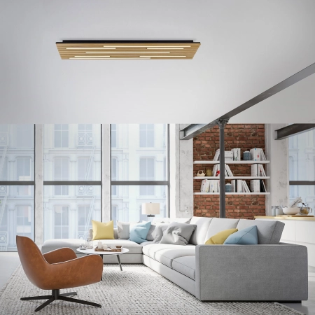 Lampa sufitowa z lamelem na pilota + smart   / kinkiet Q-AKUSTIK 6422-79 - Paul Neuhaus