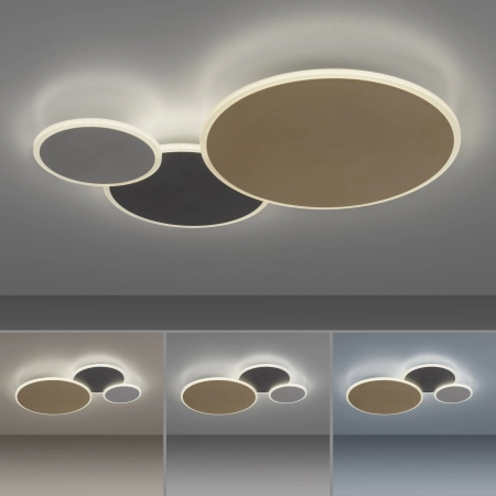 Lampa sufitowa / kinkiet z pilotem i aplikacją smart Q-PIATO 8007-70 - Paul Neuhaus