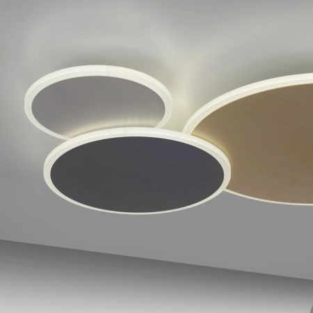 Lampa sufitowa / kinkiet z pilotem i aplikacją smart Q-PIATO 8007-70 - Paul Neuhaus