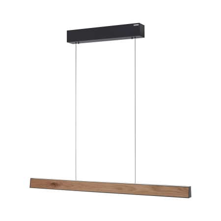 Lampa wisząca z pilotem i windą elektryczną drewniana PURE E-MOTION 2570-79 - Paul Neuhaus