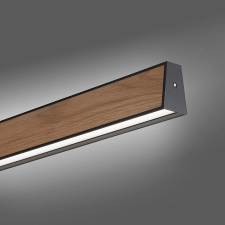 Lampa wisząca z pilotem i windą elektryczną drewniana PURE E-MOTION 2570-79 - Paul Neuhaus