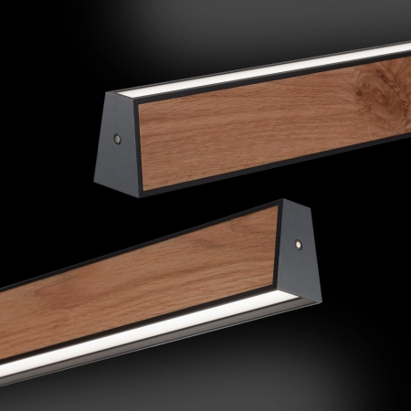 Lampa wisząca z pilotem i windą elektryczną drewniana PURE E-MOTION 2570-79 - Paul Neuhaus