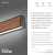 Lampa wisząca z pilotem i windą elektryczną drewniana PURE E-MOTION 2570-79 - Paul Neuhaus