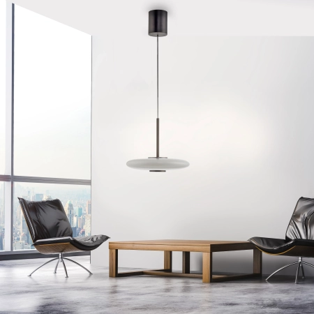 Lampa wisząca na pilota elektryczna z windą  PURE E-Vitrum 2084-34 - Paul Neuhaus