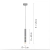 Lampa wisząca PURE-VEGA 2211-95 - Paul Neuhaus