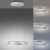 Lampa wisząca z pilotem i windą elektryczną PURE E-LOOP 2550-95 - Paul Neuhaus