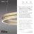 Lampa wisząca z pilotem i windą elektryczną PUREE-LOOP 2551-60 - Paul Neuhaus