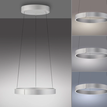 Lampa wisząca  z pilotem i windą elektryczną PURE E-CLIPSE 2560-95 - Paul Neuhaus