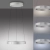 Lampa wisząca  z pilotem i windą elektryczną PURE E-CLIPSE 2560-95 - Paul Neuhaus