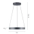 Lampa wisząca z pilotem i windą elektryczną PURE E-CLIPSE 2561-15 - Paul Neuhaus