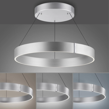 Lampa wisząca  z pilotem i windą elektryczną PURE E-CLIPSE 2561-95 - Paul Neuhaus