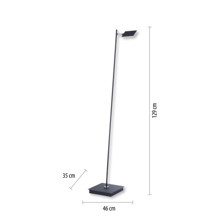 Lampa podłogowa na pilota PURE-MIRA 356-18 - Paul Neuhaus