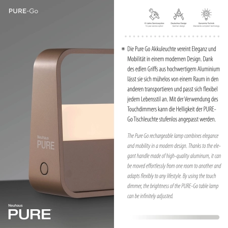 Lampa stołowa PURE GO 4055-97 - Paul Neuhaus