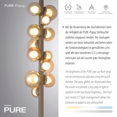 Lampa podłogowa POPUP 557-97 - Paul Neuhaus