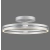 Lampa sufitowa mega nowoczesna do salonu na pilota PURE LOOP 6552-95 - Paul Neuhaus