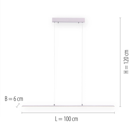 Lampa wisząca PURE-LITE 8375-55 - Paul Neuhaus