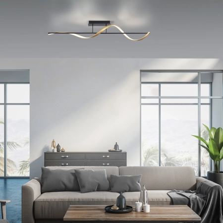 Lampa sufitowa na pilota + aplikacja SMART  Q-SWING 6385-13 - Paul Neuhaus