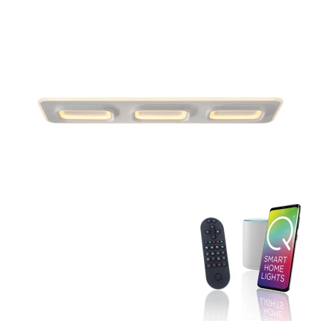 Lampa sufitowa z aplikacją i pilotem  Q-KALINA 6505-16 - Paul Neuhaus