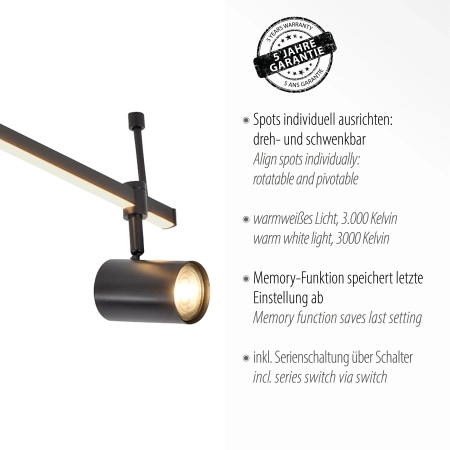 Lampa sufitowa BARIK 6526-18 - Paul Neuhaus