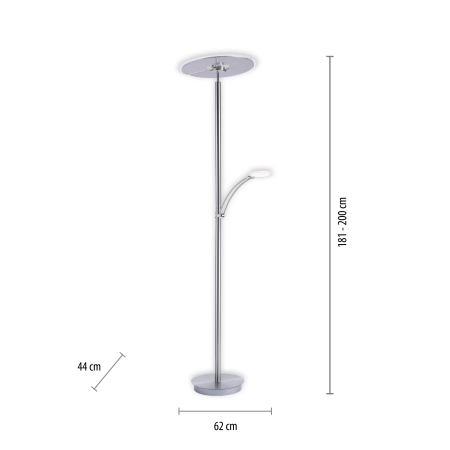 Lampa podłogowa ARTUR 673-55 - Paul Neuhaus