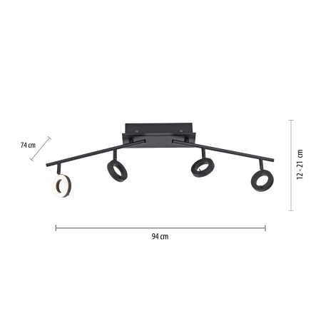 Lampa sufitowa SILEDA 6786-13 - Paul Neuhaus
