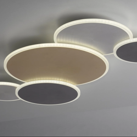 Lampa sufitowa / kinkiet z pilotem i aplikacją smart Q-PIATO 8008-70 - Paul Neuhaus
