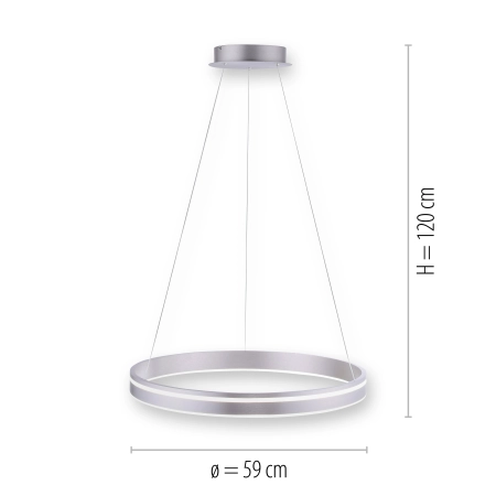 Lampa wisząca na pilota i aplikację smart Q-VITO 8411-55 - Paul Neuhaus
