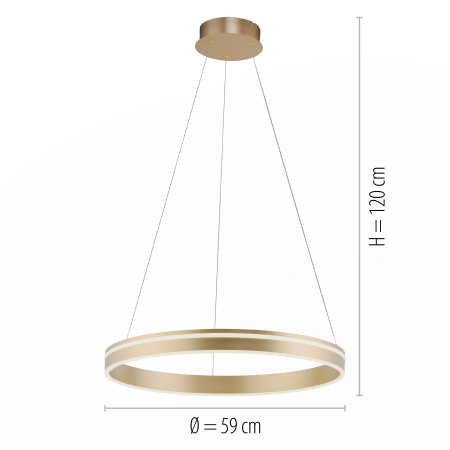 Lampa wisząca na pilota i aplikację smart Q-VITO 8411-60 - Paul Neuhaus