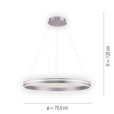 Lampa wisząca na pilota i aplikację smart Q-VITO 8412-55 - Paul Neuhaus