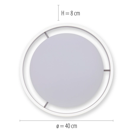 Lampa sufitowa z aplikacją i pilotem  Q-VITO 8414-55 - Paul Neuhaus