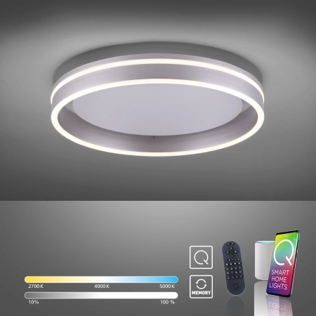 Lampa sufitowa z aplikacją i pilotem  Q-VITO 8414-55 - Paul Neuhaus